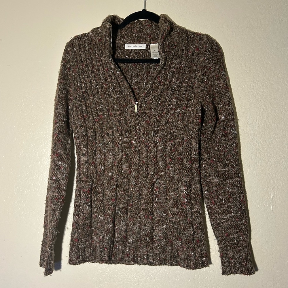Liz Claiborne Brown Sweater